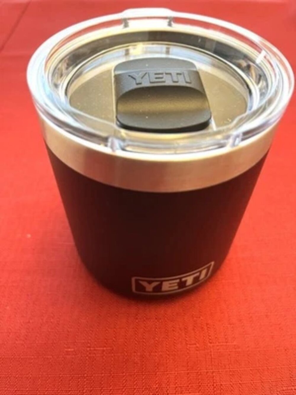 New YETI Rambler 10 oz Black Tumbler - Chrome Enterprise Logo